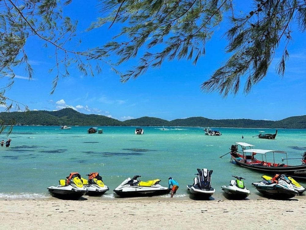 safari en jet ski sur l'île de Pig Island